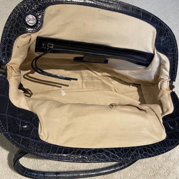 Vintage structured leather handbag - Picture 6 of 6